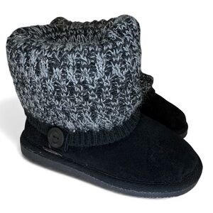 Muk Luks Girls Patti Boot size 12 Black